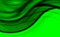 Curvy black lines on vivid green background design picture