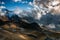 Curvy High Alpine Road in Dramatic Mountains Landscape, Grossglockner,Austria