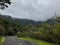 Curvy hilly road at India