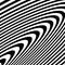 Curvy irregular dynamic lines. Abstract geometric pattern.
