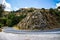 Curvy mountain road in Mediterranean mountains