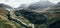 Curvy road with Cars, transportation, julier pass swiss alps panorama picture