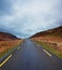 Curvy road in the Gap of Dunloe, County Kerry, Ireland