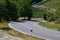 curvy road through the vineyards from Dernau to Grafschaft