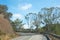 Curvy road at west algarve countryside, portugal