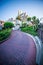 Curvy winding lombard street san francisco