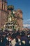 Cusco Peru, Catholic procession in the streets of the Virgin Mary of the year 2000 and accompanied by people from Cusco in