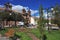 Cusco, Peru Historic Colonial Buildings on Square with Many Visitor Cuzco, Peru, S