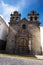 CUSCO, PERU - Historic monastery in Cusco, Peru that now forms part of the luxury Belmond Hotel Monasterio. The