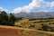 Cusco, Peru -mountain seen from the Sacred Valley of the Incas