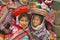 Cusco, PerÃº; December 20, 2018, group of Peruvian girls, Peru