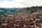 Cusco, View of the centre of Cusco city with the Cathedral, Peru