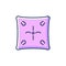 Cushion RGB color icon