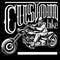 Custom Chopper motorcycle vector illustration