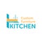 Custom or factory kitchen cabinet furniture logo