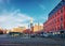 Custom House Tower and Financial district and Haymarket in Boston