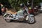 Custom motorcycle six cylinder engine Honda Valkyrie F6C in classic car and motorcycle rally 33st Raduno moto e auto d`epoca in