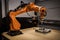 custom robotic arm with saw, drill, and other tools for intricate industrial applications