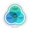 Customer Centricity venn diagram has customer journey, customr experience and customer value for organization to understand