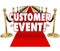 Customer Event Appreciation Celebration Red Carpet Exclusive Invitation