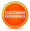 Customer Experience Natural Orange Round Button