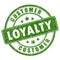 Customer loyalty rubber vector stamp