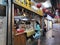 Customer purchases famous street food in Jiufen, Taiwan