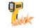 Customer rating of infrared thermometer, pyrometer. 3D rendering