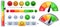 Customer satisfaction meter scale. Customer rate with green happy smile and sad red faces, emotion measurements scales