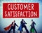 Customer Satisfaction Service Support Assistance Concept