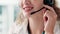 Customer service, consultant and closeup with headset for telemarketing, ecommerce and consulting. Woman, call center