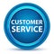 Customer Service Eyeball Blue Round Button