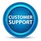 Customer Support Eyeball Blue Round Button