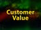 Customer Value abstract bokeh dark background