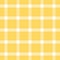 Customer vector background texture, quality seamless tartan textile. Pretty fabric check plaid pattern in yellow and white colors