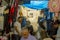 Customers browse in a small shop in the old City of Jerusalem