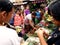 Customers look at a wide variety of chirstmas decors at a store in Dapitan Market