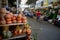 Customers at an open market in salvador