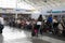 Customers wait for flight at Luis Munoz Marin San Juan airport in Puerto Rico