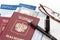 Customs declaration with russian travel passport