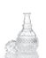 Cut crystal whiskey decanter and stopper