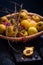 Cut fruit quince apples ready tincture