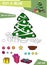 Cut and glue - Christmas tree