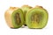 cut golden kiwifruit/ kiwi (Actinidia chinensis)