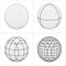 Cut Sphere From The Simple To The Complicated Vector