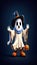 Cute 3D Ghost with Pumpkin: Spooky Halloween Delight