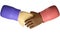 A Cute 3D Hands Togetherness in Diversity