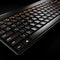 Cute 3d Keyboard With Photorealistic Renderings And Orange Lights