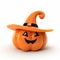 Cute 3d Rosh Hashanah Jackolantern Pumpkin Hat - White Background