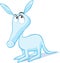 Cute aardvark illustration isolated on white